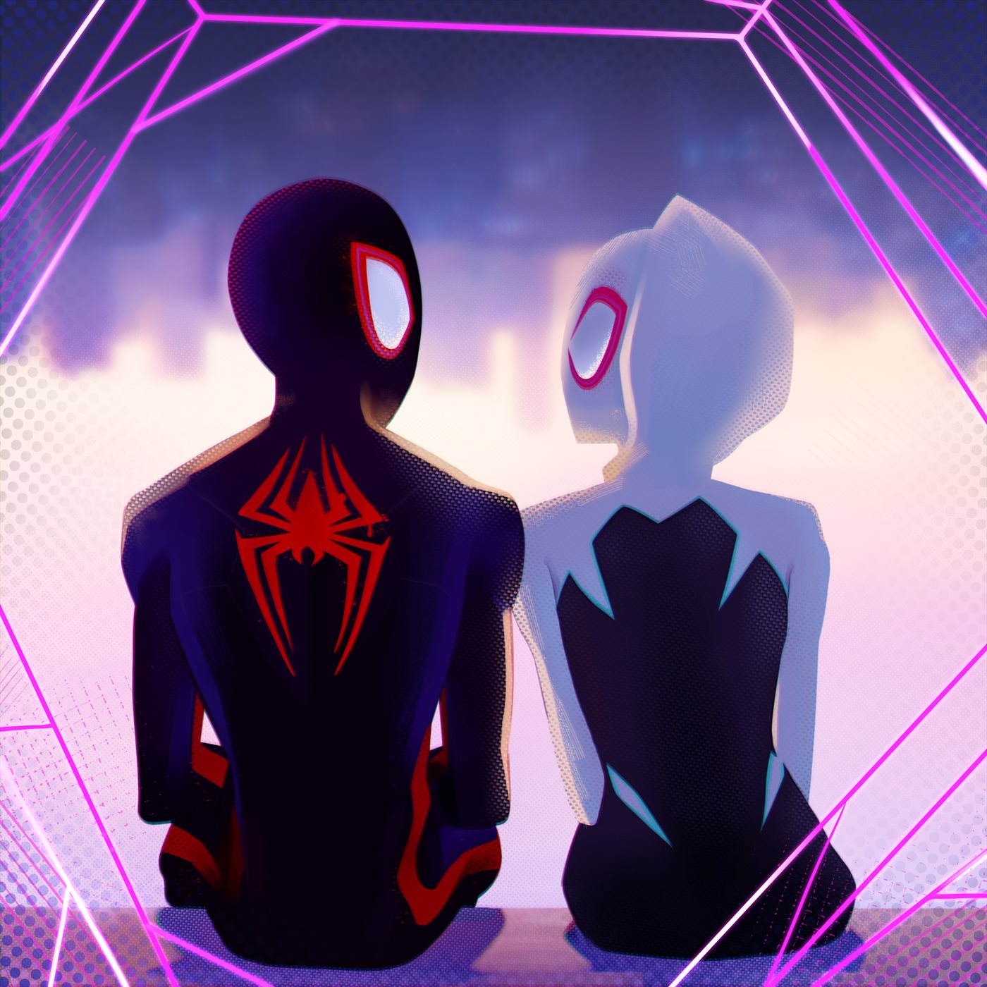 Miles & Gwen, Across the Spider-Verse — cover art